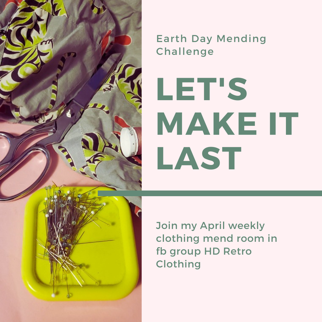 Slow Fashion Earth Month Mending